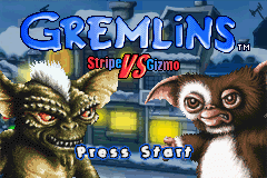 Gremlins - Stripe vs Gizmo Title Screen